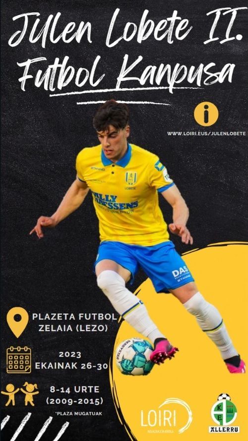 Julen Lobelete - futbol kanpusa Julen Lobelete - futbol kanpusa
