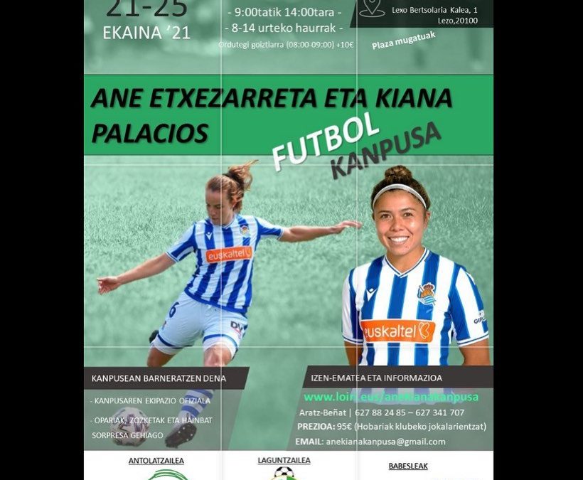 Ane Etxezarreta y Kiana Palacios