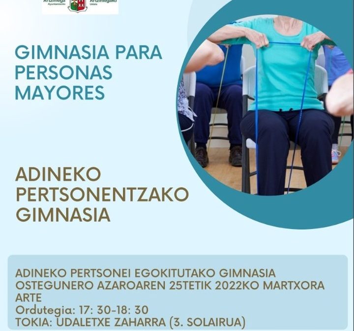 Adineko pertsonentzako gimnasia